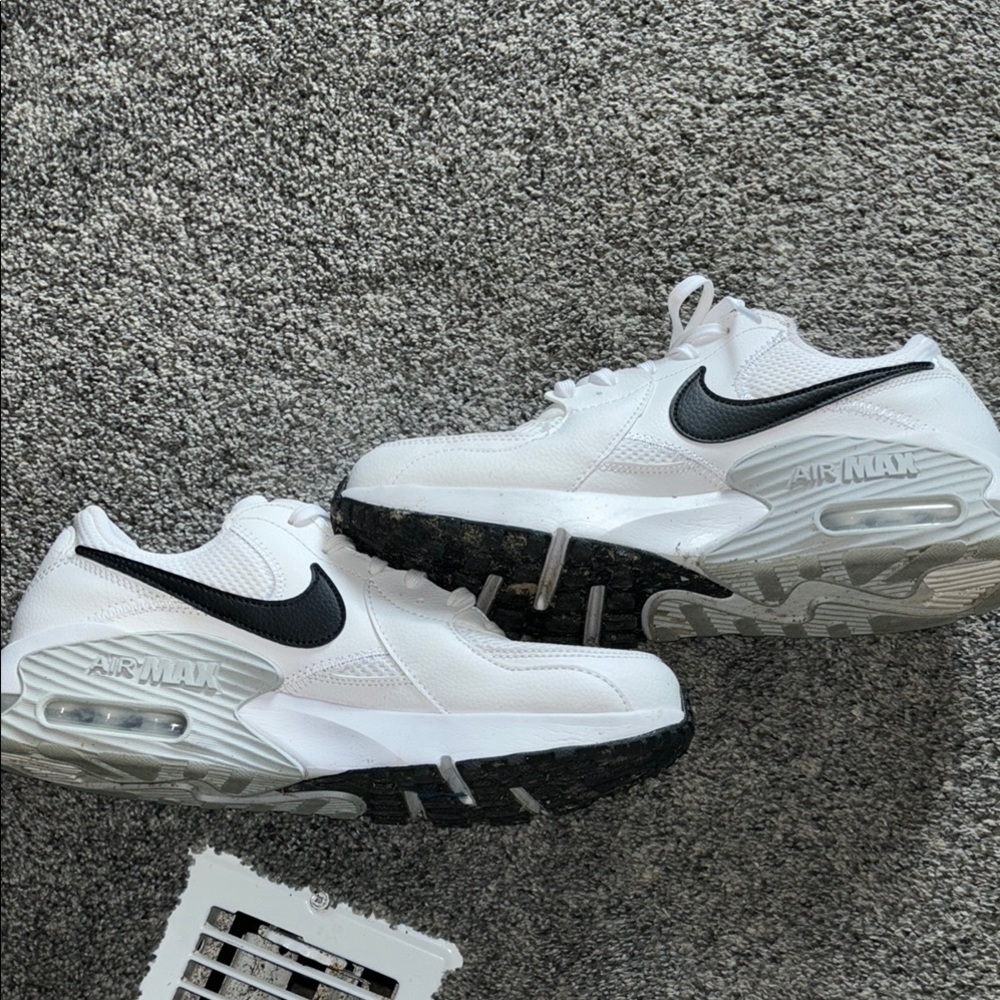 Nike Air Max White with Black Accents